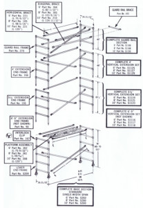 Standard Scaffold | Aluminum Scaffold | Upright Scaffold ... general construction diagram 